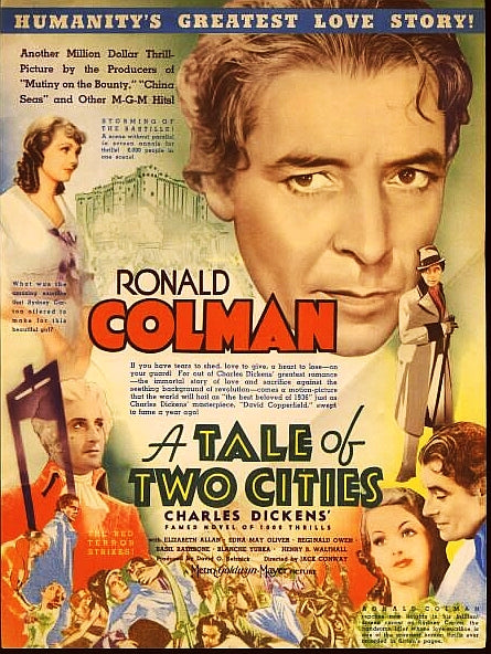 A Tale Of Two Cities on DVD, Drama, Ronald Colman, Elizabeth Allan