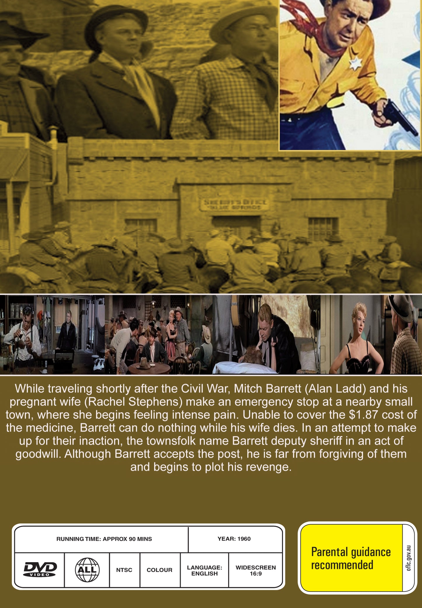 One Foot in Hell (1960) - DVD - Alan Ladd,, Don Murray