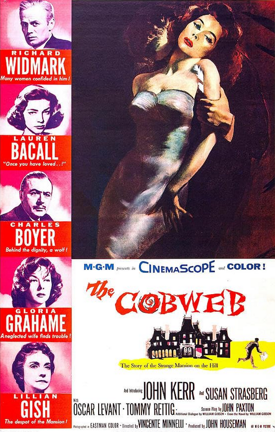 The Cobweb on DVD, Drama, Richard Widmark, Lauren Bacall
