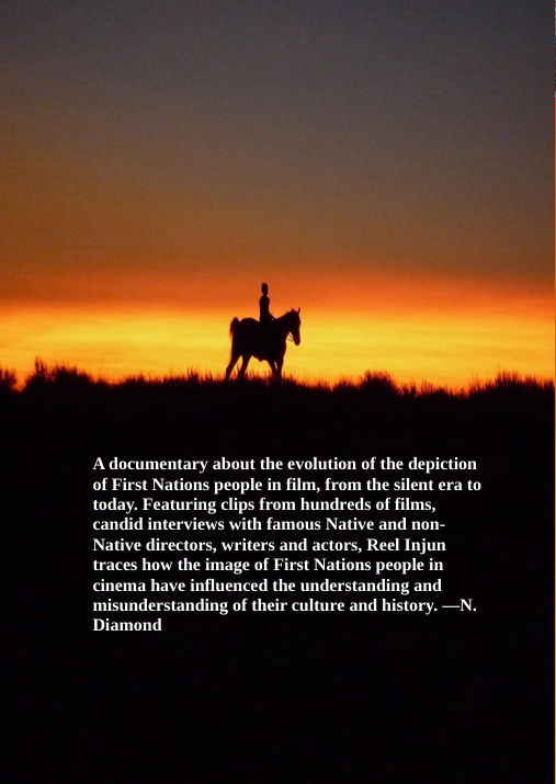 Reel Injun DVD documentary featuring Adam Beach and Chris Eyre, depicting Native American history and cinema.