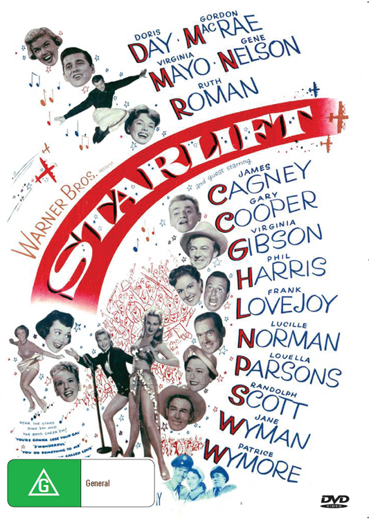 Starlift on DVD, Comedy, Doris Day, Gordon MacRae