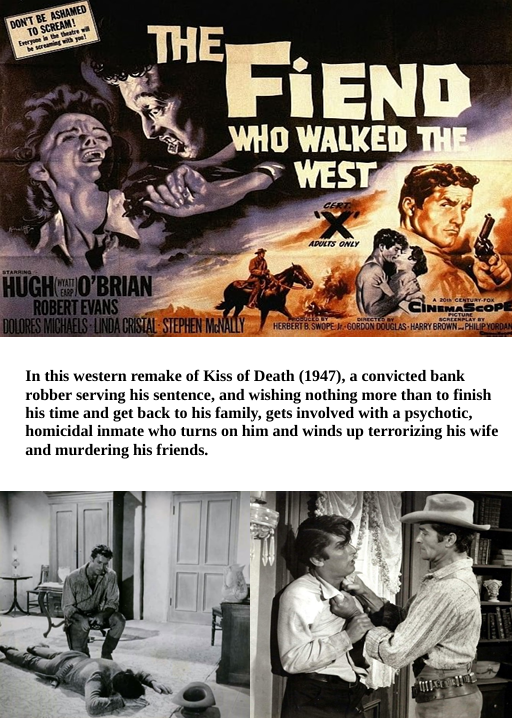 The Fiend Who Walked the West on DVD, Drama, Hugh O'Brian, Robert Evans