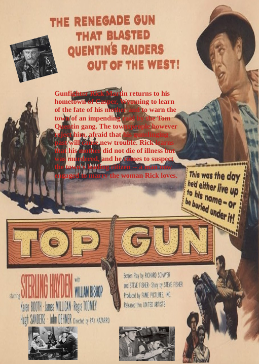 Top Gun 0n DVD, Drama, Sterling Hayden, William Bishop
