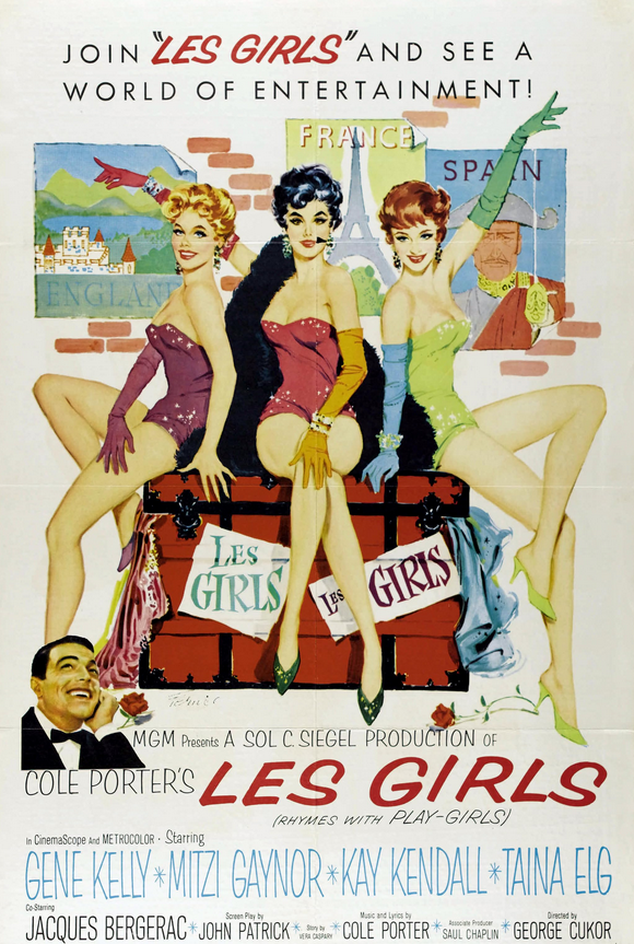 Les Girls on DVD, Musical, Gene Kelly, Mitzi Gaynor