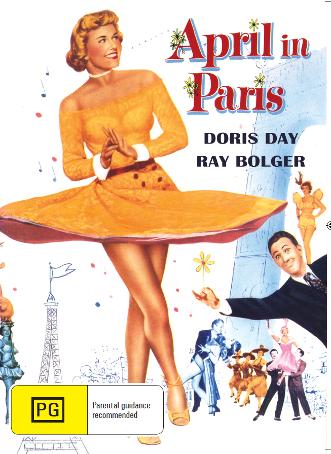 April In Paris on DVD, Musical, Doris Day, Ray Bolger
