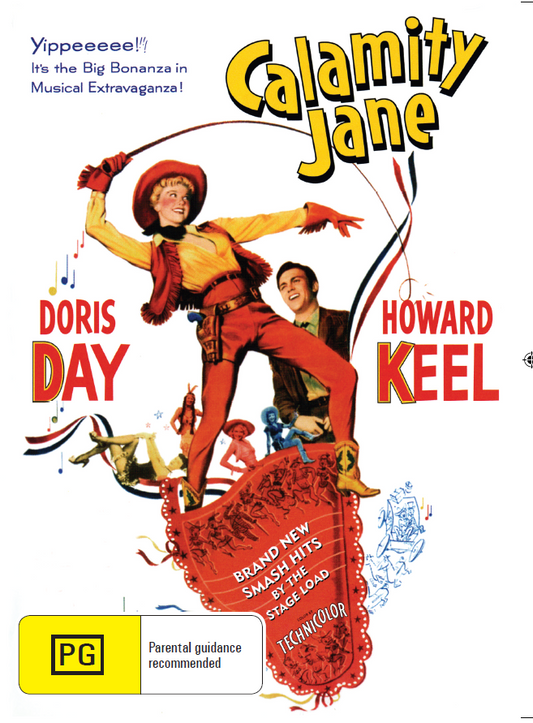 Calamity Jane on DVD, Musical, Doris Day, Howard Keel
