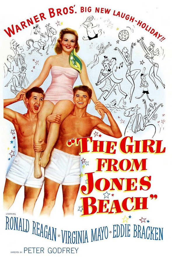 The Girl from Jones Beach on DVD, Comedy, Ronald Reagan, Virginia Mayo