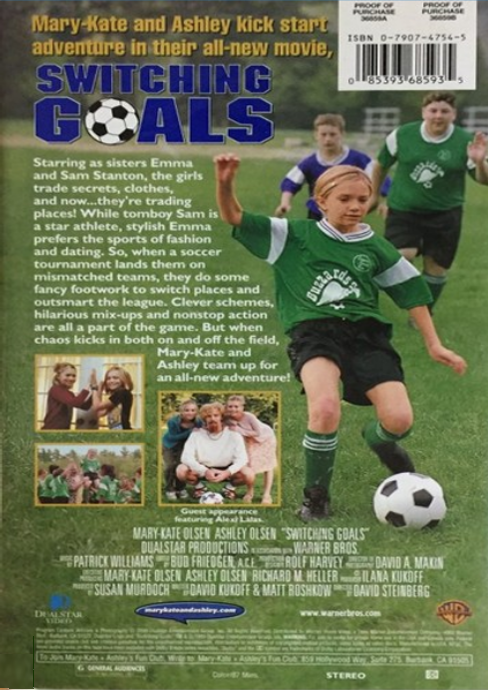Switching Goals on DVD, Family, Mary-Kate Olsen, Ashley Olsen