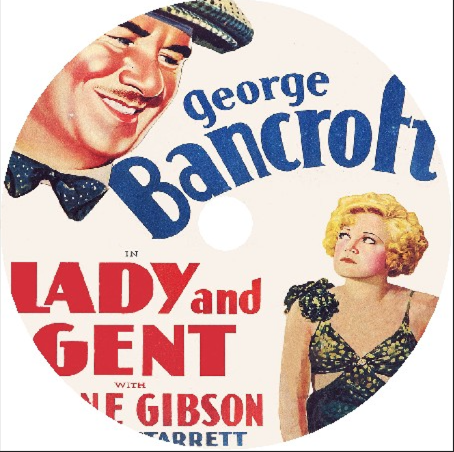 Lady And Gent on DVD, Sport, George Bancroft, Wynne Gibson