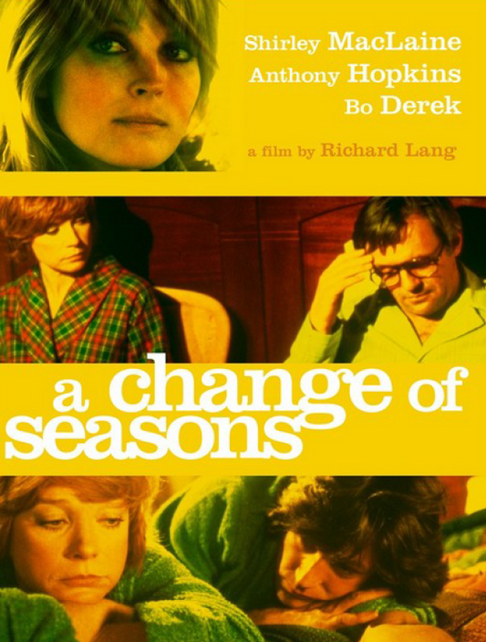 A Change of Seasons on DVD, Comedy, Shirley MacLaine, Anthony Hopkins