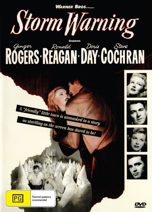 Storm Warning on DVD, Drama, Ronald Reagan, Ginger Rogers