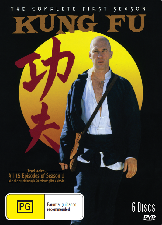 Kung Fu Season 1 on DVD, Western, David Carradine, Radnames Pera