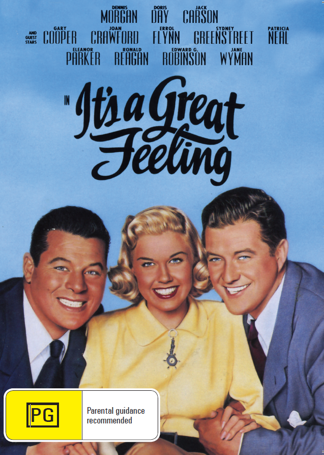 It's A Great Feeling On DVD, Comedy, Doris Day, Dennis Morgan