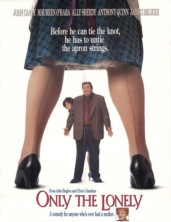 Only The Lonely on DVD, Romance, John Candy, Maureen O'Hara