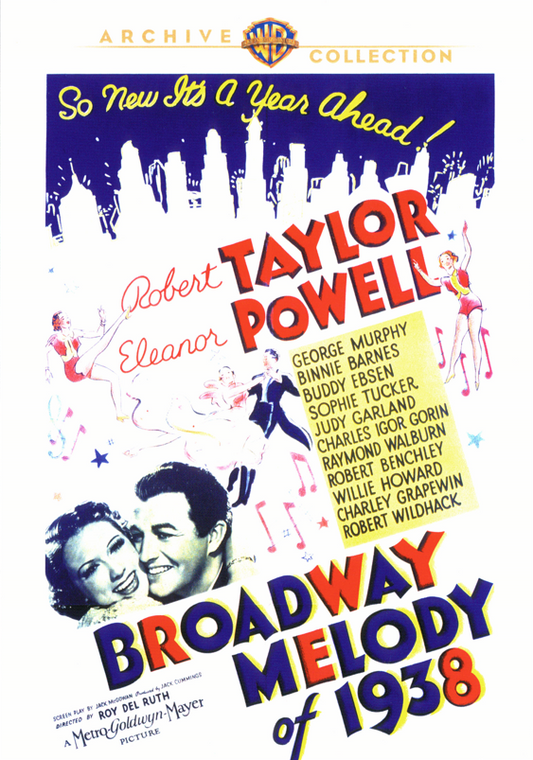Broadway Melody of 1938 on DVD, Musical, Robert Taylor, Eleanor Powell