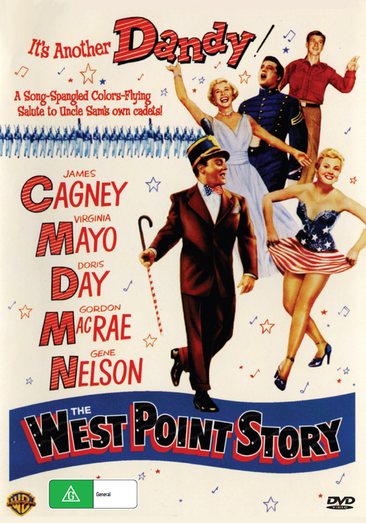 The West Point Story On DVD, Comedy, James Cagney, Virginia Mayo