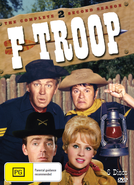 F Troop Season 2 on DVD, Western, Forest Tucker, Larry Storch
