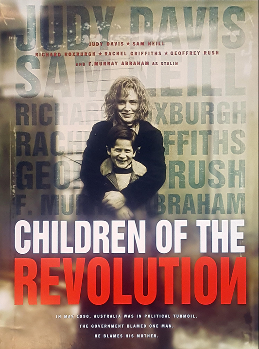 Children of the Revolution DVD featuring Judy Davis and Sam Neill, drama film from Rare and Collectible DVDs.