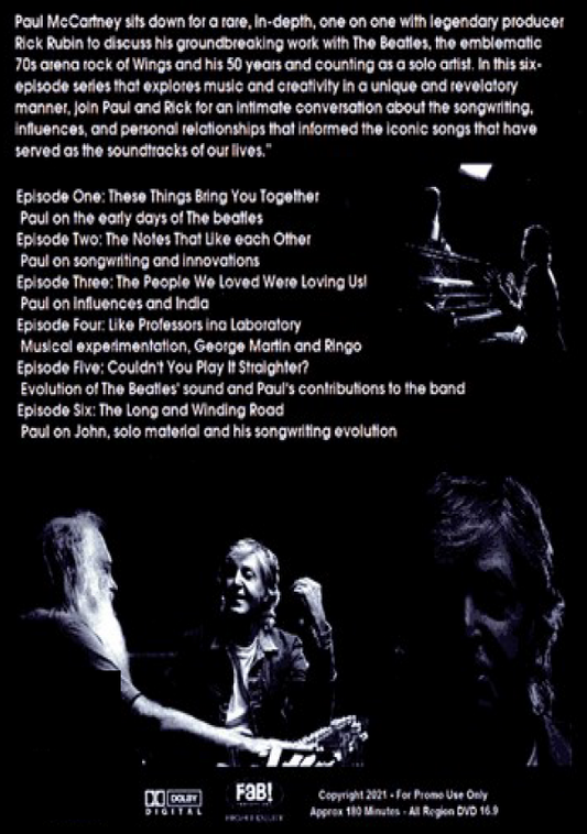 McCartney 3,2,1 documentary DVD featuring Robert Davi and Robert Z'Dar, from Rare and Collectible DVDs collection.