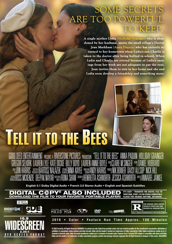 Tell It to the Bees DVD featuring Billy Boyd and Gregor Selkirk, drama movie from Rare and Collectible DVDs.