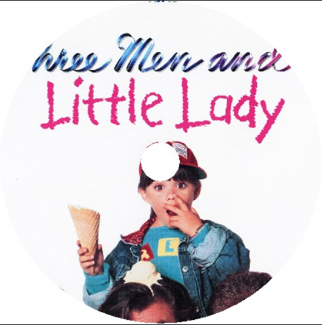 Three Men and a Little Lady DVD featuring Coline Serreau and Sara Parriott, showcasing the movie cover art.