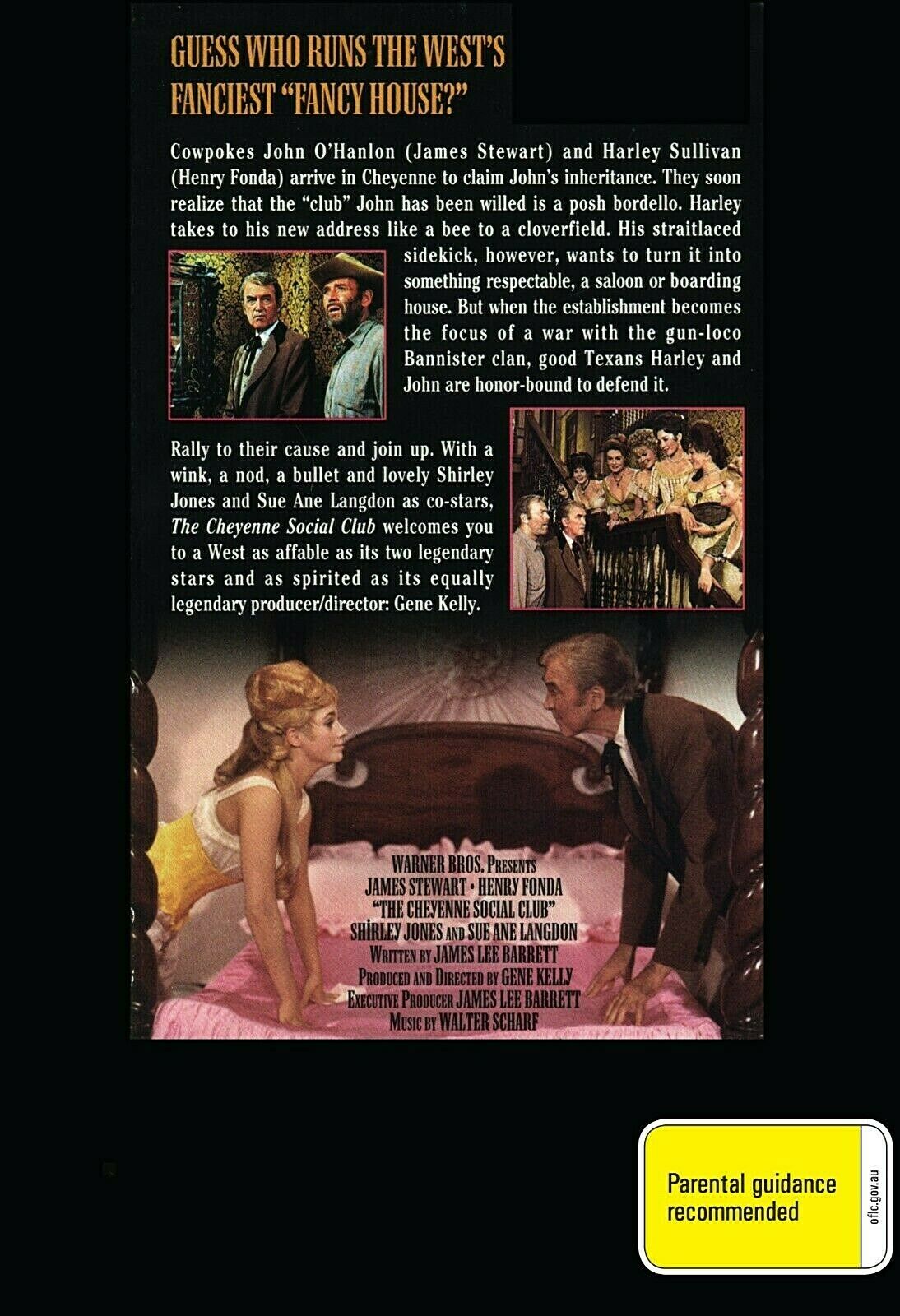 Buy Online THE CHEYENNE SOCIAL CLUB - DVD - Henry Fonda - James Stewart | Best Shop for Old classic and hard to find movies on DVD - Timeless Classic DVD