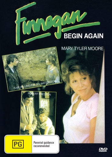 DVD of Finnegan Begin Again comedy movie featuring Mary Tyler Moore and Robert Preston, from rareandcollectibledvds.