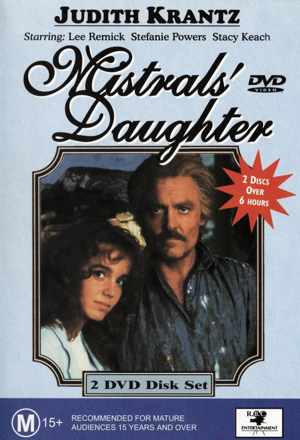 DVD of Mistral's Daughter, a romance film starring Stefanie Powers and Lee Remick, from rareandcollectibledvds.