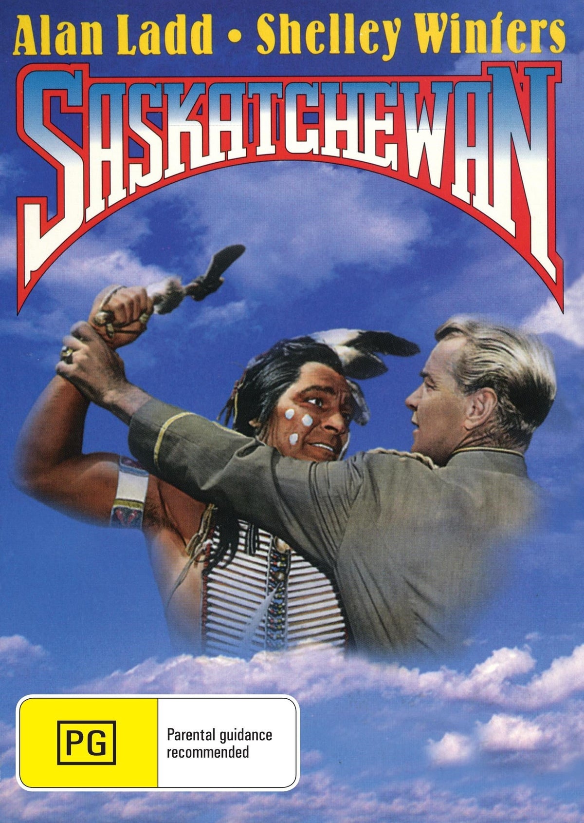 Western DVD "Saskatchewan" with Alan Ladd and Shelley Winters, available from RareandCollectibleDVDs