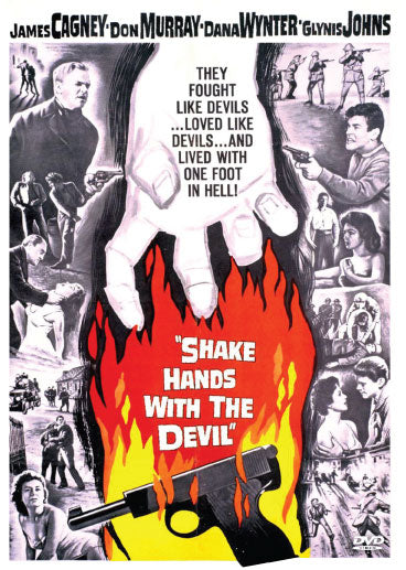 DVD cover of Shake Hands With The Devil featuring James Cagney and Don Murray, action film from the rareandcollectibledvds collection.