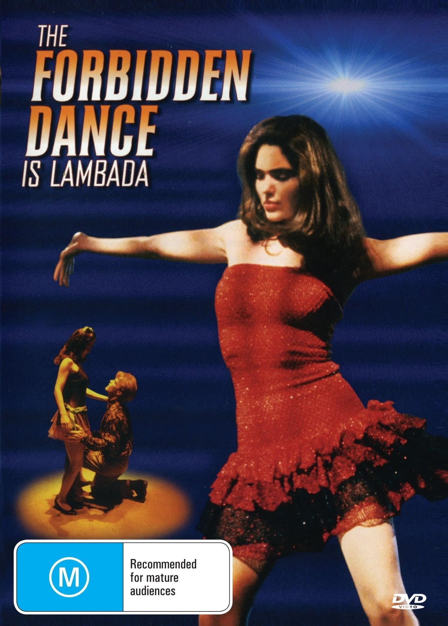 DVD of The Forbidden Dance Lambada romance film featuring Laura Harring and Jeff James, from rareandcollectibledvds.