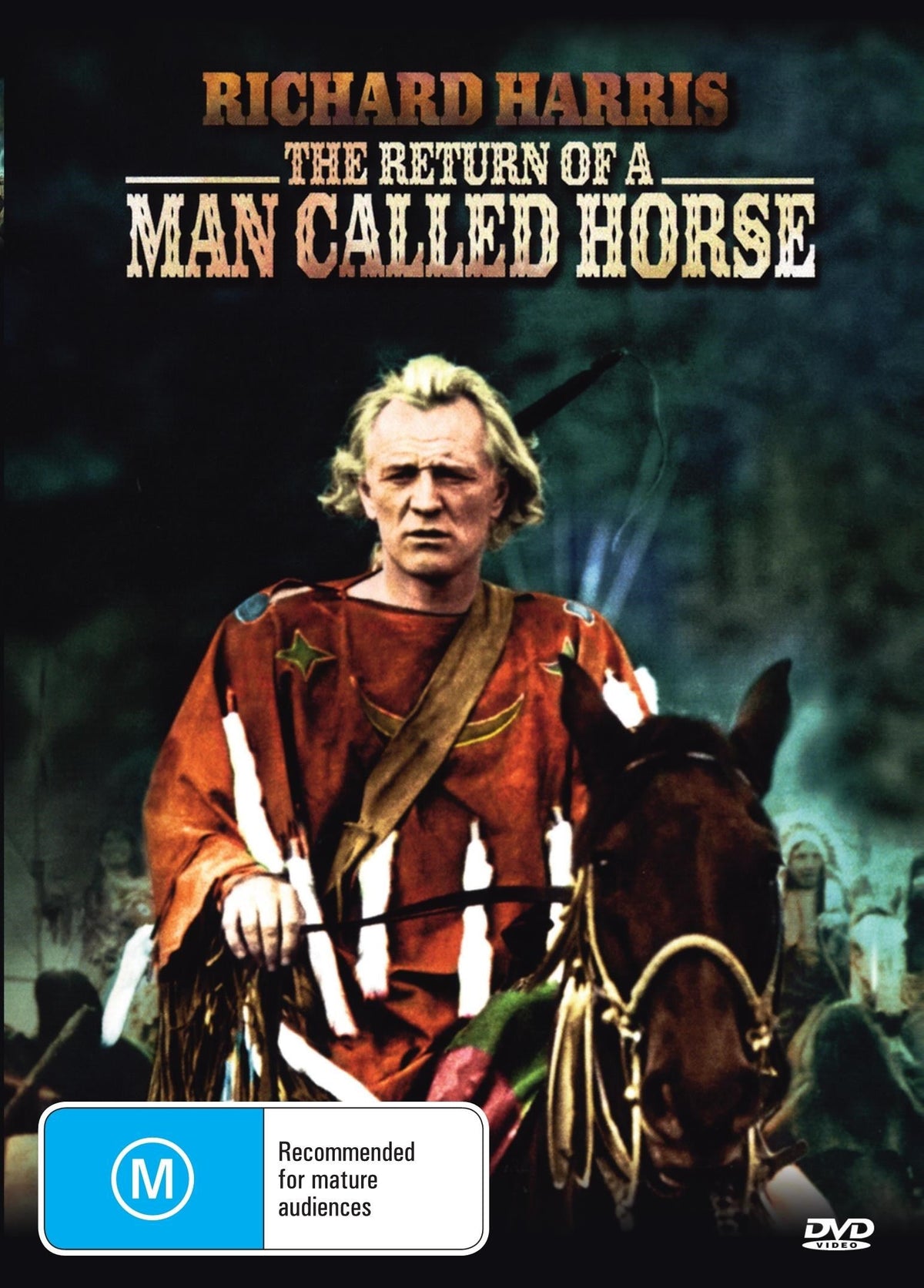 DVD cover of The Return Of A Man Called Horse drama featuring Richard Harris and Gale Sondergaard, from RareAndCollectibleDVDs.