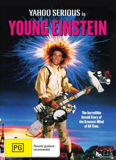 Young Einstein DVD featuring Yahoo Serious and Odile Le Clezio, comedy film from rareandcollectibledvds collection.