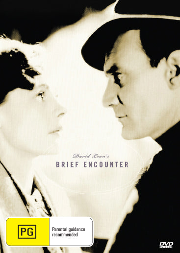 DVD of the drama film "Brief Encounter" featuring Celia Johnson and Trevor Howard, displayed in a collectible packaging.