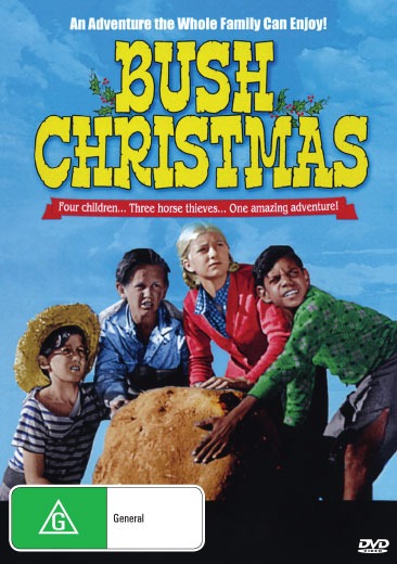 Bush Christmas DVD comedy featuring Chips Rafferty and John Fernside, starring in a classic Australian holiday film.