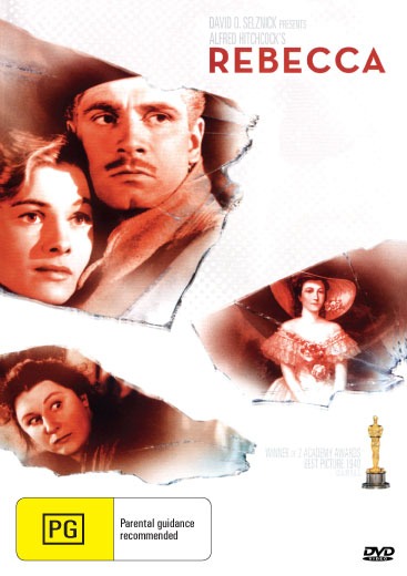 Rebecca DVD drama featuring Laurence Olivier and Joan Fontaine, classic film starring Laurence Olivier and Joan Fontaine.