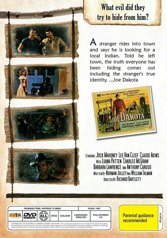 Joe Dakota Western DVD featuring Jock Mahoney and Luana Patten, part of Timeless Classic DVD collection.