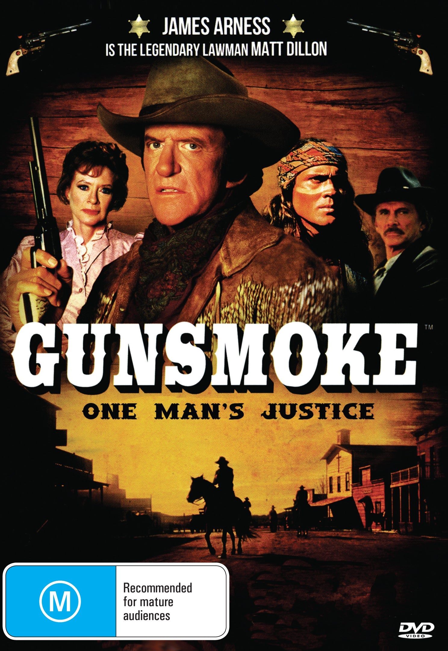 James Arness, Gunsmoke, One Man's Justice DVD or DOWNLOAD