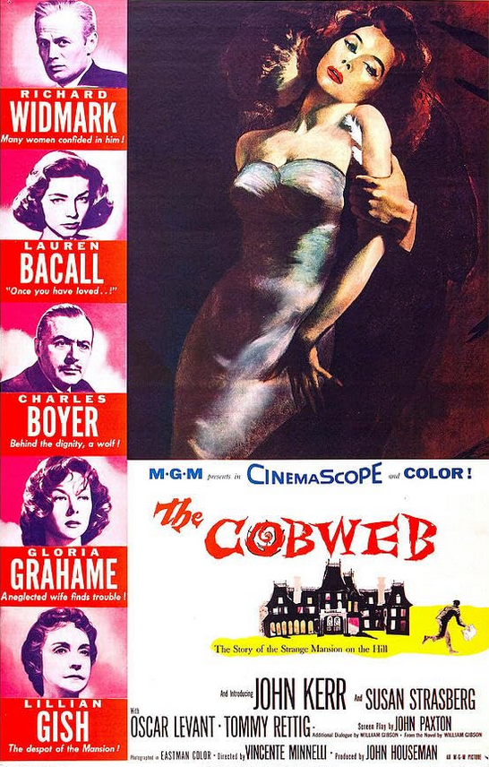 The Cobweb on DVD, Drama, Richard Widmark, Lauren Bacall ...