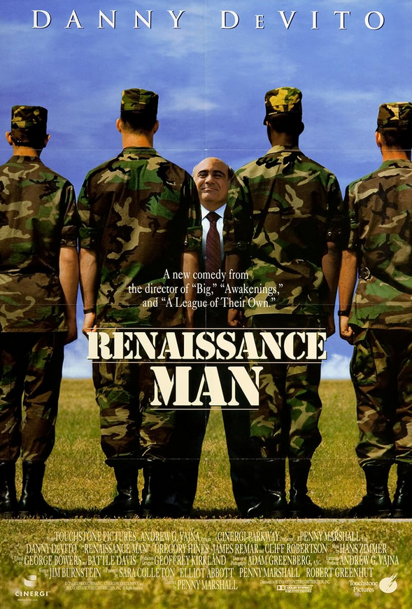 Renaissance Man DVD, DOWNLOAD, Danny DeVito