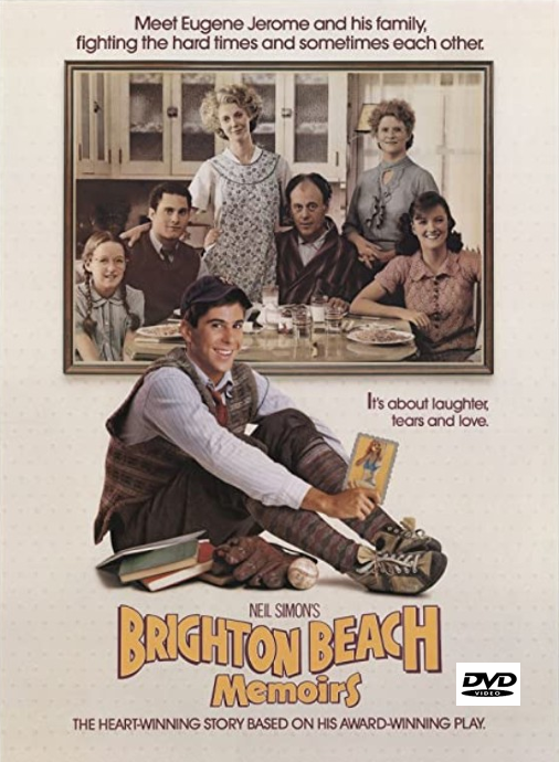 Brighton Beach Memoirs DVD featuring Blythe Danner and Jonathan Silverman, comedy movie from FilmClassicsOnDVD collection.
