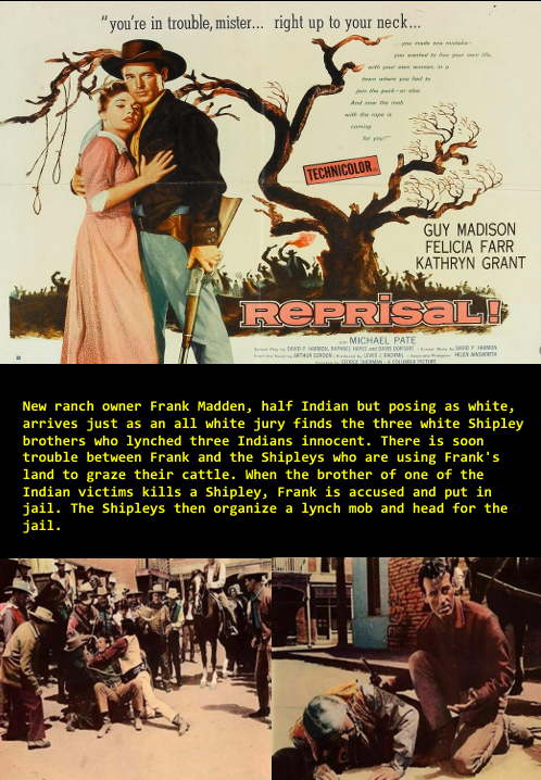 Reprisal! on DVD, Western, Guy Madison, Felicia Farr