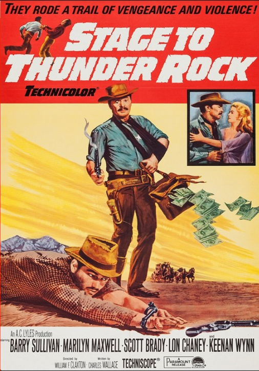 Screenshot from the Drama DVD "Stage to Thunder Rock" starring Barry Sullivan and Marilyn Maxwell, available on FilmClassicsOnDVD.
