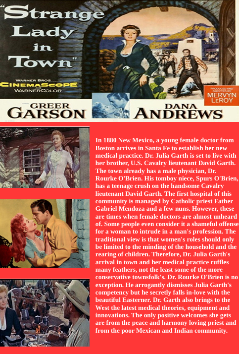 Strange Lady in Town on DVD, Drama, Greer Garson, Dana Andrews