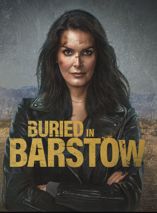 DVD cover for "Buried in Barstow" action movie featuring Angie Harmon and Lauren Ashley Richards, from FilmClassicsOnDVD.