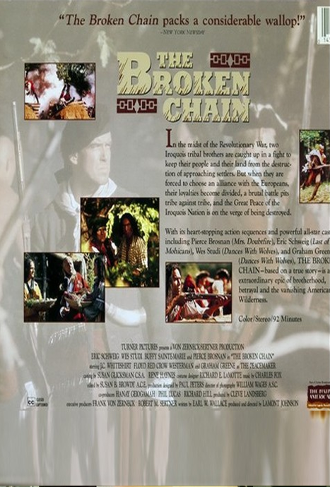 The Broken Chain on DVD, Action, Eric Schweig, Wes Studi