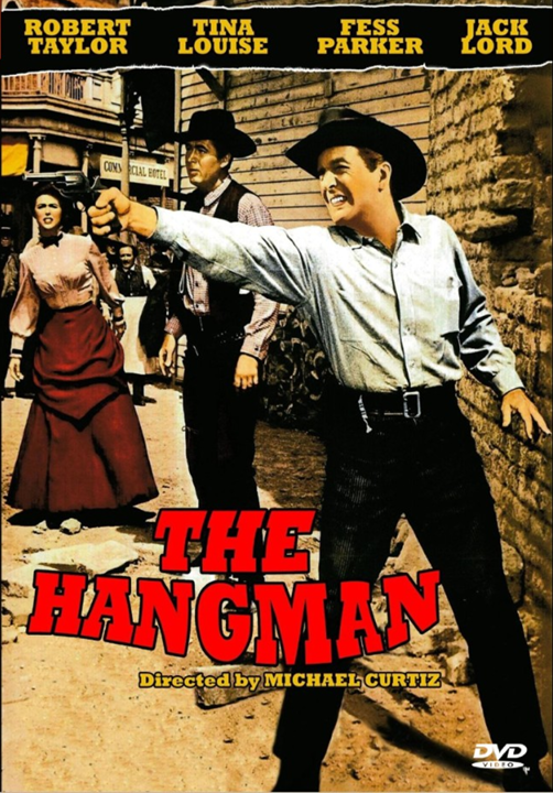 DVD cover of "The Hangman" drama film starring Robert Taylor and Tina Louise, from FilmClassicsonDVD collection.