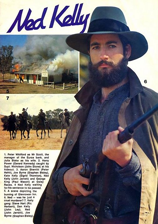 DVD cover of "The Last Outlaw" featuring John Jarratt and Steve Bisley, a biography movie from FilmClassicsOnDVD.