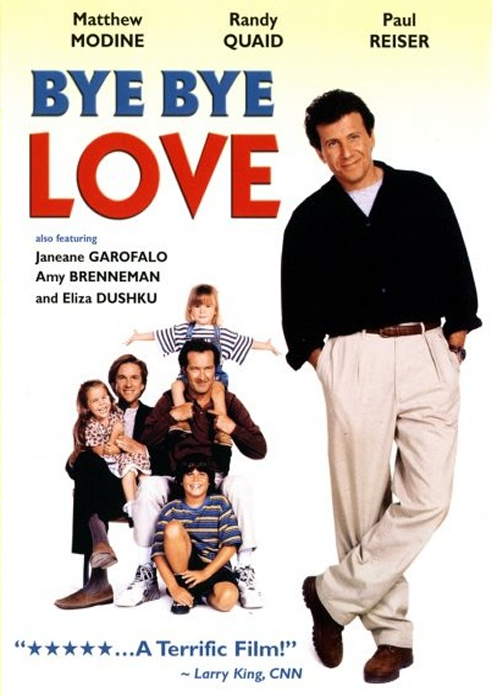 DVD cover for "Bye Bye Love" comedy featuring Matthew Modine and Randy Quaid, from FilmClassics on DVD.