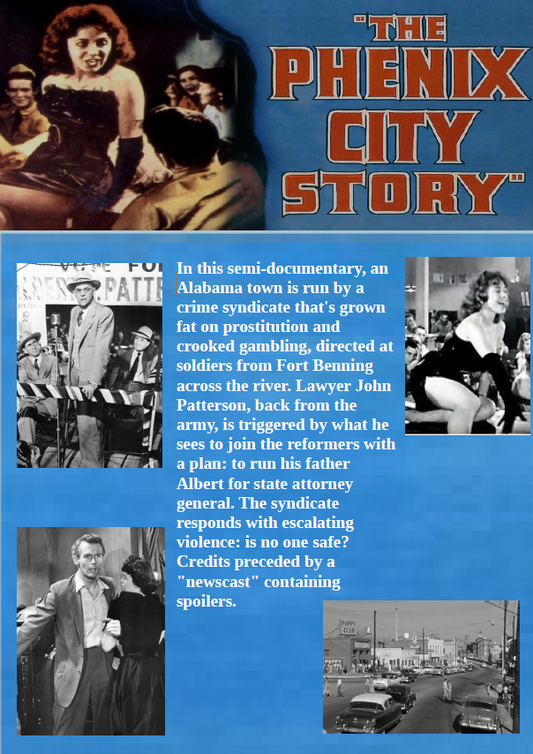 The Phenix City Story on DVD, Crime, John McIntire, Richard Kiley